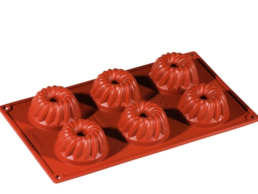 [PI-FR046] SILICONE MOULD GN1/3 GUGELHUPF 70ml