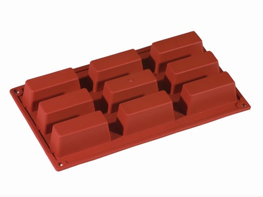 [PI-FR028] SILICONE MOULD GN1/3 RECTANGULAR 62ml
