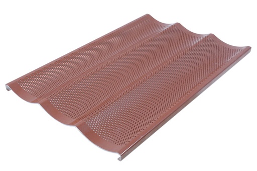 [BTRX-14317-re] FLUTED TRAY 40x60 3 LOAF RilonElast